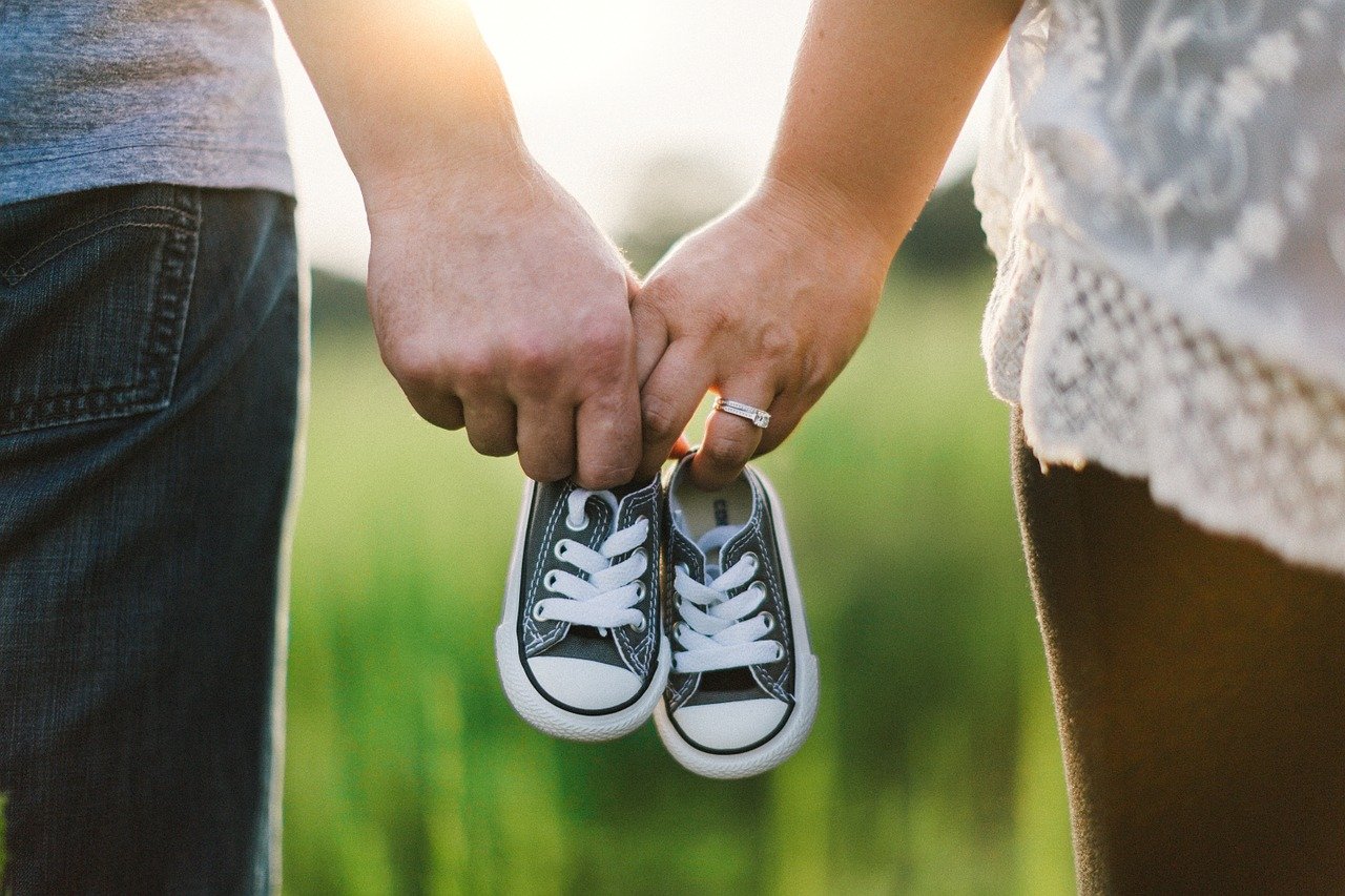 holding hands, shoes, little